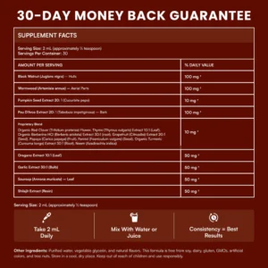 Vello Black Walnut Wormwood Parasite Cleanse