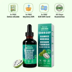 Seruvia 100% Organic 10-in-1 Soursop Extract Drops