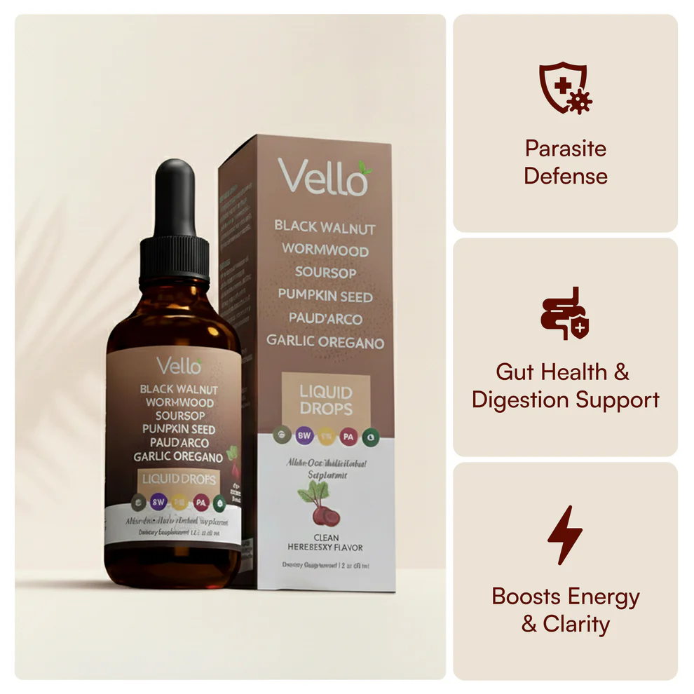 Vello Black Walnut Wormwood Parasite Cleanse