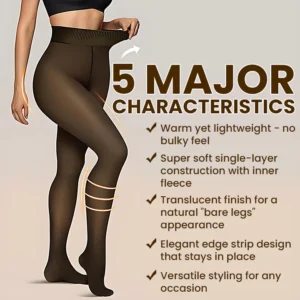 LIMETOW® Inner Fleece Translucent Pantyhose