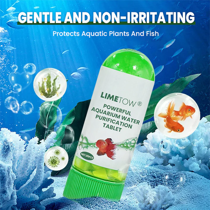 LIMETOW® Powerful Aquarium Water Purification Tablet image LIMETOW® Powerful Aquarium Water Purification Tablet