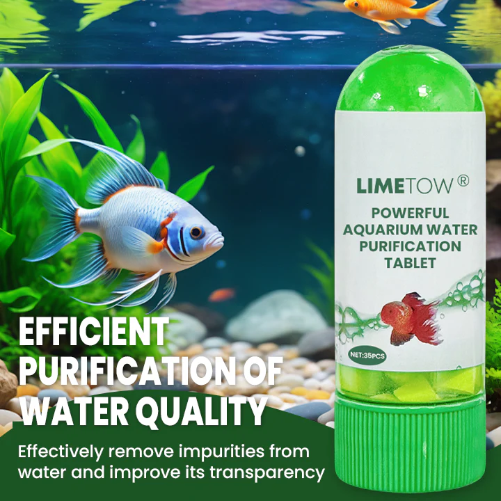 LIMETOW® Powerful Aquarium Water Purification Tablet image LIMETOW® Powerful Aquarium Water Purification Tablet