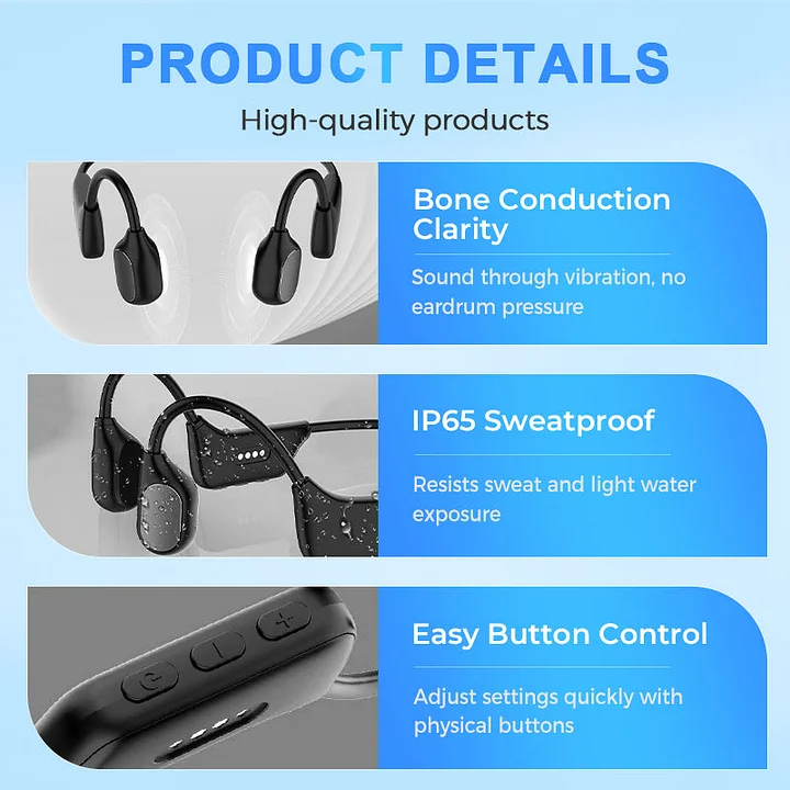 Smart Open-Ear Bone Conduction Hearing Headset image Smart Open-Ear Bone Conduction Hearing Headset