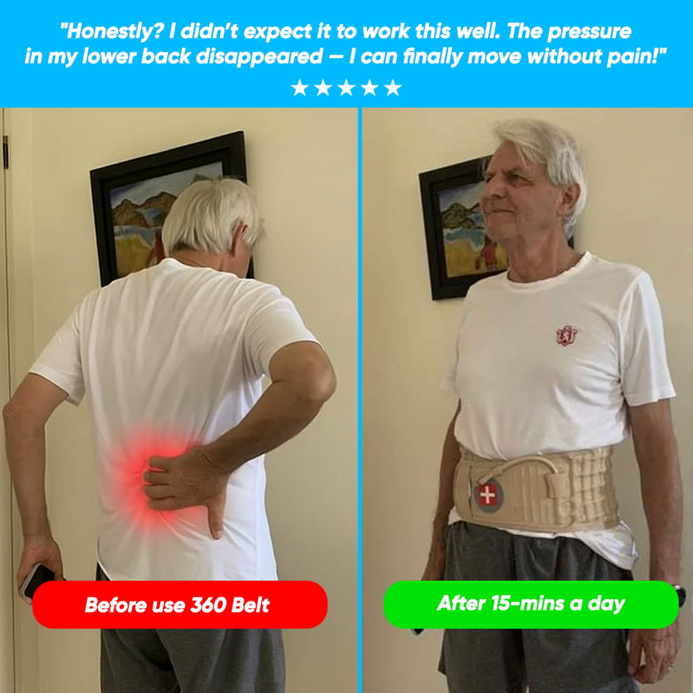 WellHealthis™ 360 Belt Decompression- 15 Minutes a Day to a Pain-Free Life image WellHealthis™ 360 Belt Decompression- 15 Minutes a Day to a Pain-Free Life