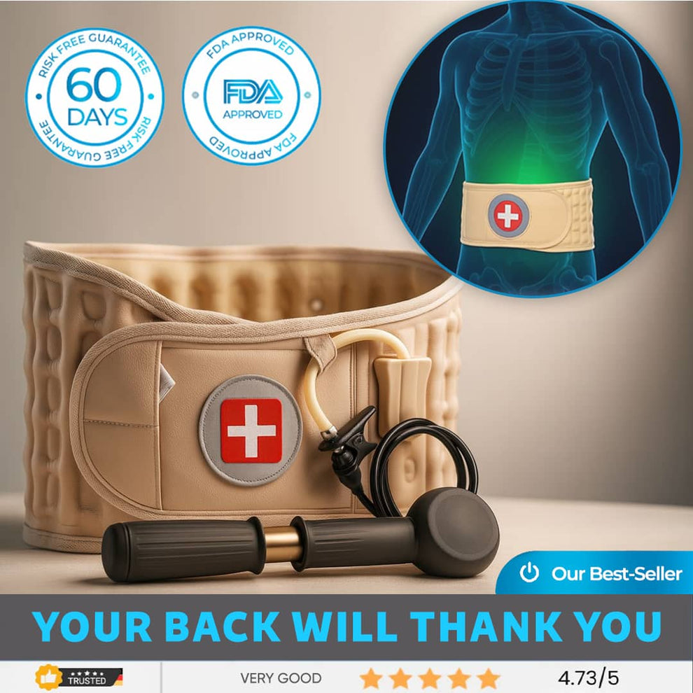 WellHealthis™ 360 Belt Decompression- 15 Minutes a Day to a Pain-Free Life image WellHealthis™ 360 Belt Decompression- 15 Minutes a Day to a Pain-Free Life