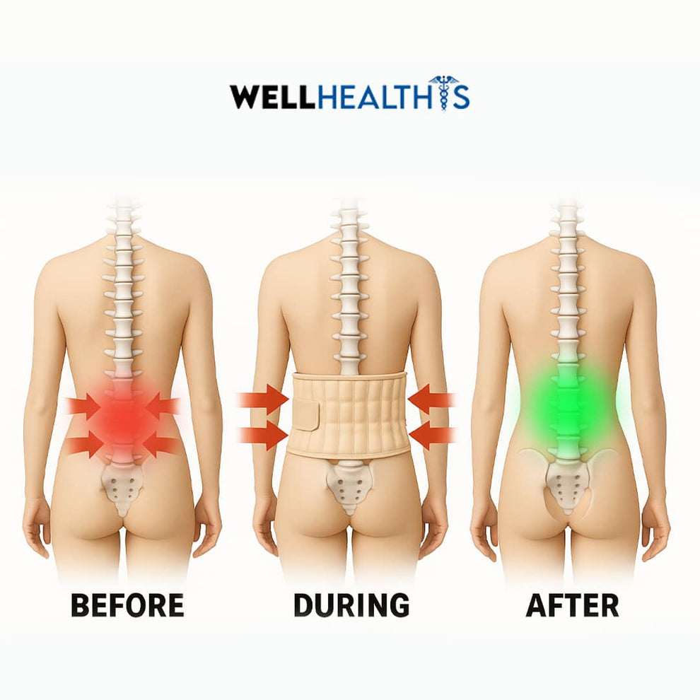 WellHealthis™ 360 Belt Decompression- 15 Minutes a Day to a Pain-Free Life image WellHealthis™ 360 Belt Decompression- 15 Minutes a Day to a Pain-Free Life