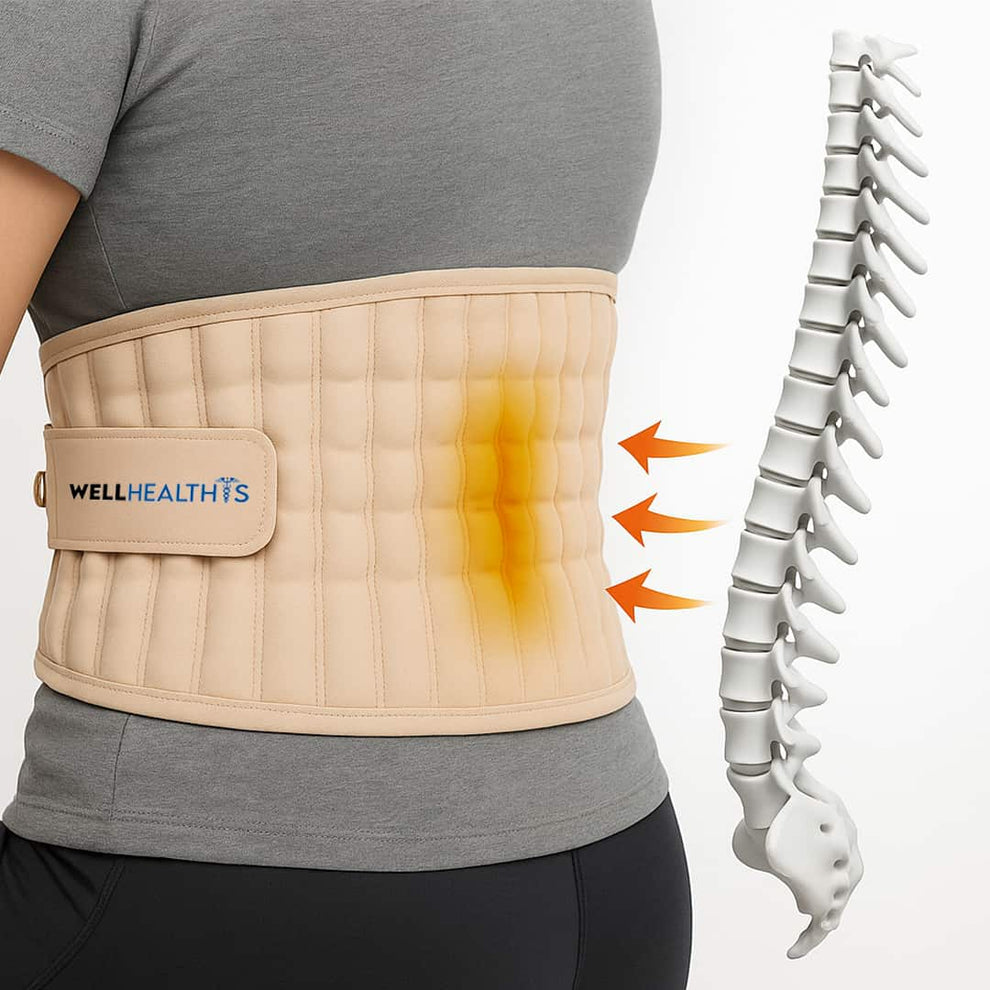 WellHealthis™ 360 Belt Decompression- 15 Minutes a Day to a Pain-Free Life image WellHealthis™ 360 Belt Decompression- 15 Minutes a Day to a Pain-Free Life