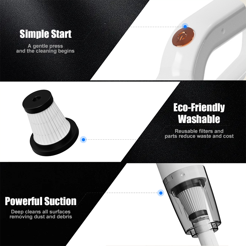 Powerful cordless 2-in-1 vacuum cleaner image Powerful cordless 2-in-1 vacuum cleaner