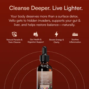 Vello Black Walnut Wormwood Parasite Cleanse