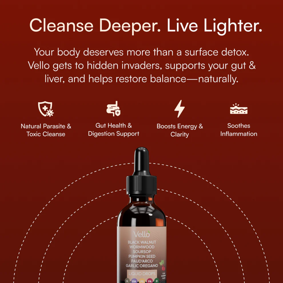 Vello Black Walnut Wormwood Parasite Cleanse