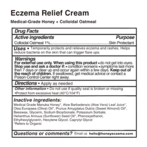 Honey Eczema - Baby Eczema Cream