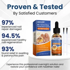 AEXZR® Bio-Active Deep Penetration System for Nail Fungus image AEXZR® Bio-Active Deep Penetration System for Nail Fungus