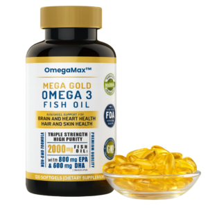 OmegaMax™ Mega Gold Omega 3 Fish Oil