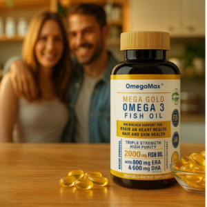 OmegaMax™ Mega Gold Omega 3 Fish Oil