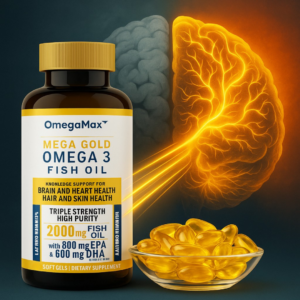 OmegaMax™ Mega Gold Omega 3 Fish Oil