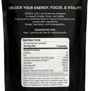 Zenith Shilajit Gold Gummies image Zenith Shilajit Gold Gummies