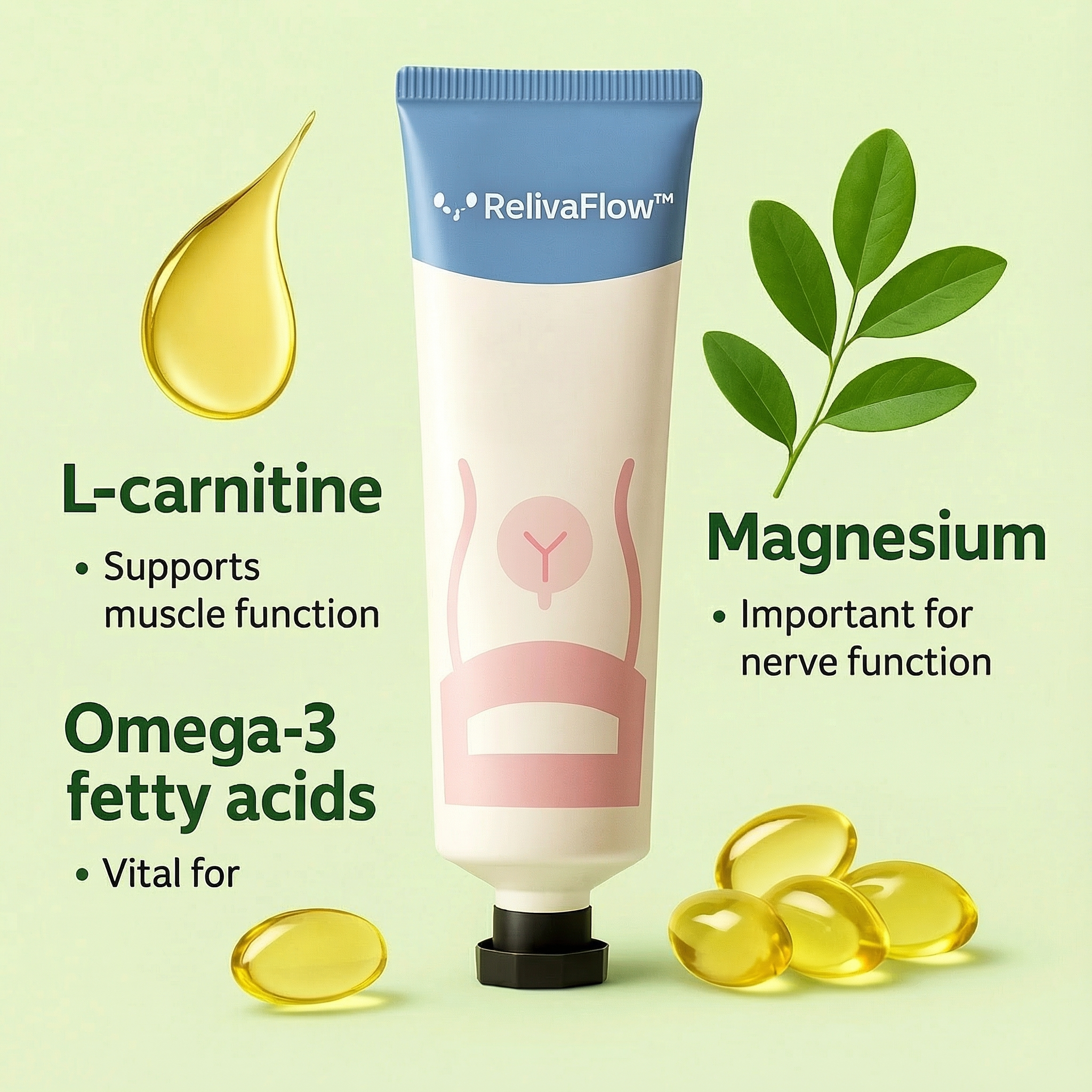 RelivaFlow™ Incontinence Cream