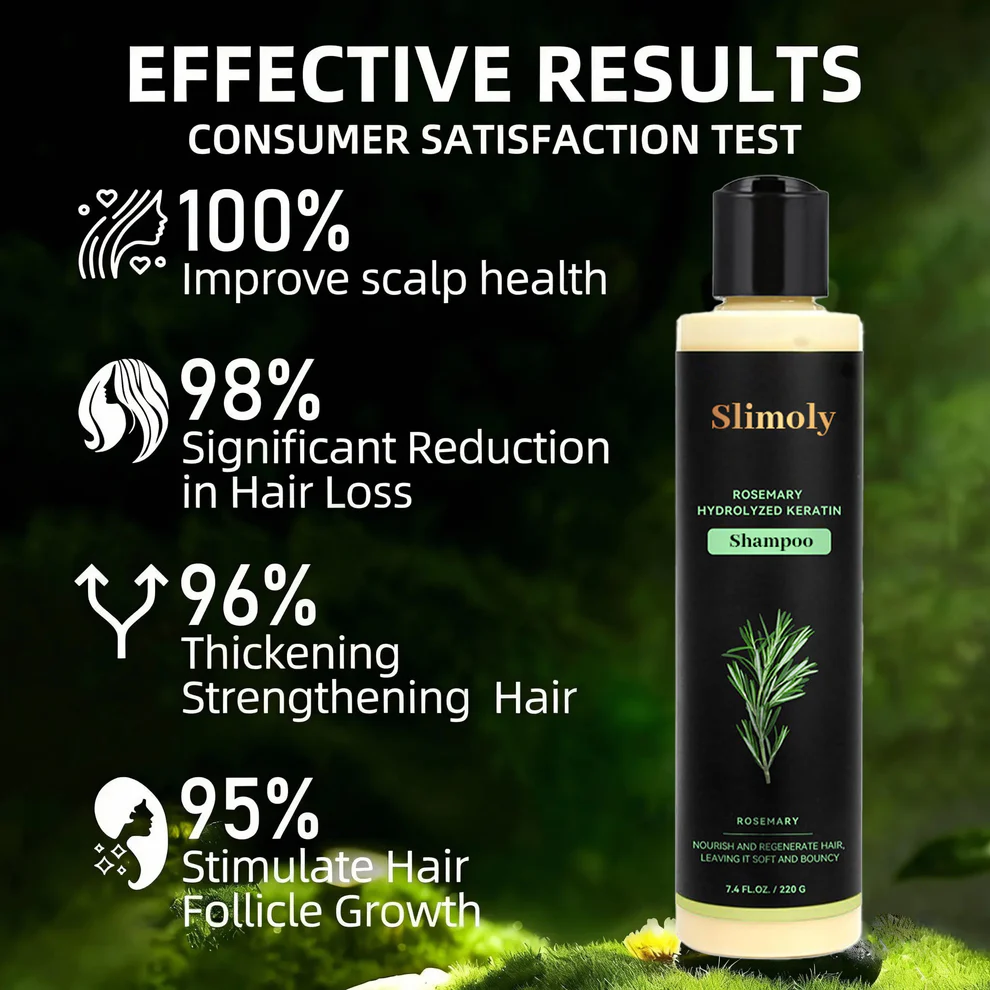 Slimoly® Rosemary Hydrolyzed Keratin Shampoo