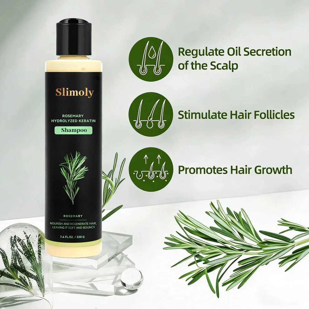Slimoly® Rosemary Hydrolyzed Keratin Shampoo