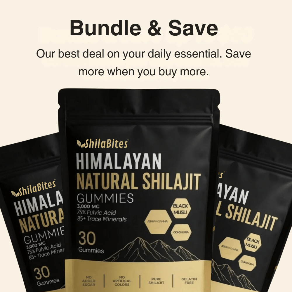 ShilaBites™ Natural Shilajit Gummies