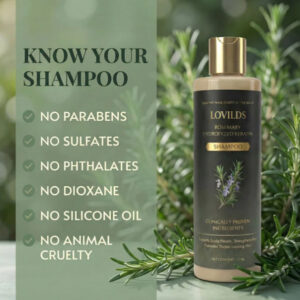 LOVILDS® Rosemary Hydrolyzed Keratin Shampoo