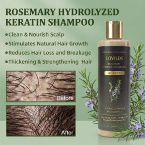 LOVILDS® Rosemary Hydrolyzed Keratin Shampoo