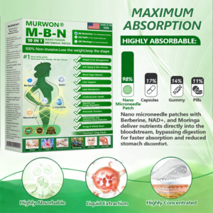 MURWON® Berberine 6 in 1 Nano Microneedle Patch