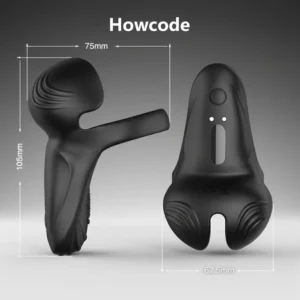 Howcode™ Vibrating Electric Male Masturbation Lock Ring