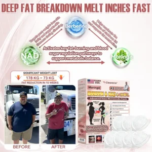 Clearena® Moringa Berberine NAD+ 10 in 1 Advanced Nano Microneedle Patch