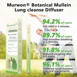 Murvon Botanical mullein lung cleanse diffuser