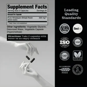 Shilajit Resin Formula By Glamara