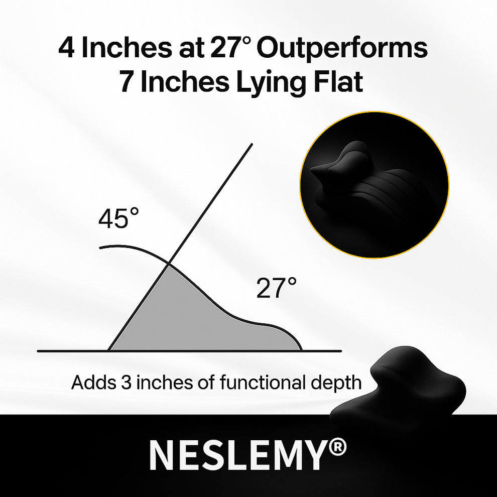 NESLEMY® Position+ Pillow — Gentle hold for deeper, intimate positioning