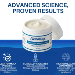 Careme Hemorrhoid & Fissure Cream for Piles image Careme Hemorrhoid & Fissure Cream for Piles