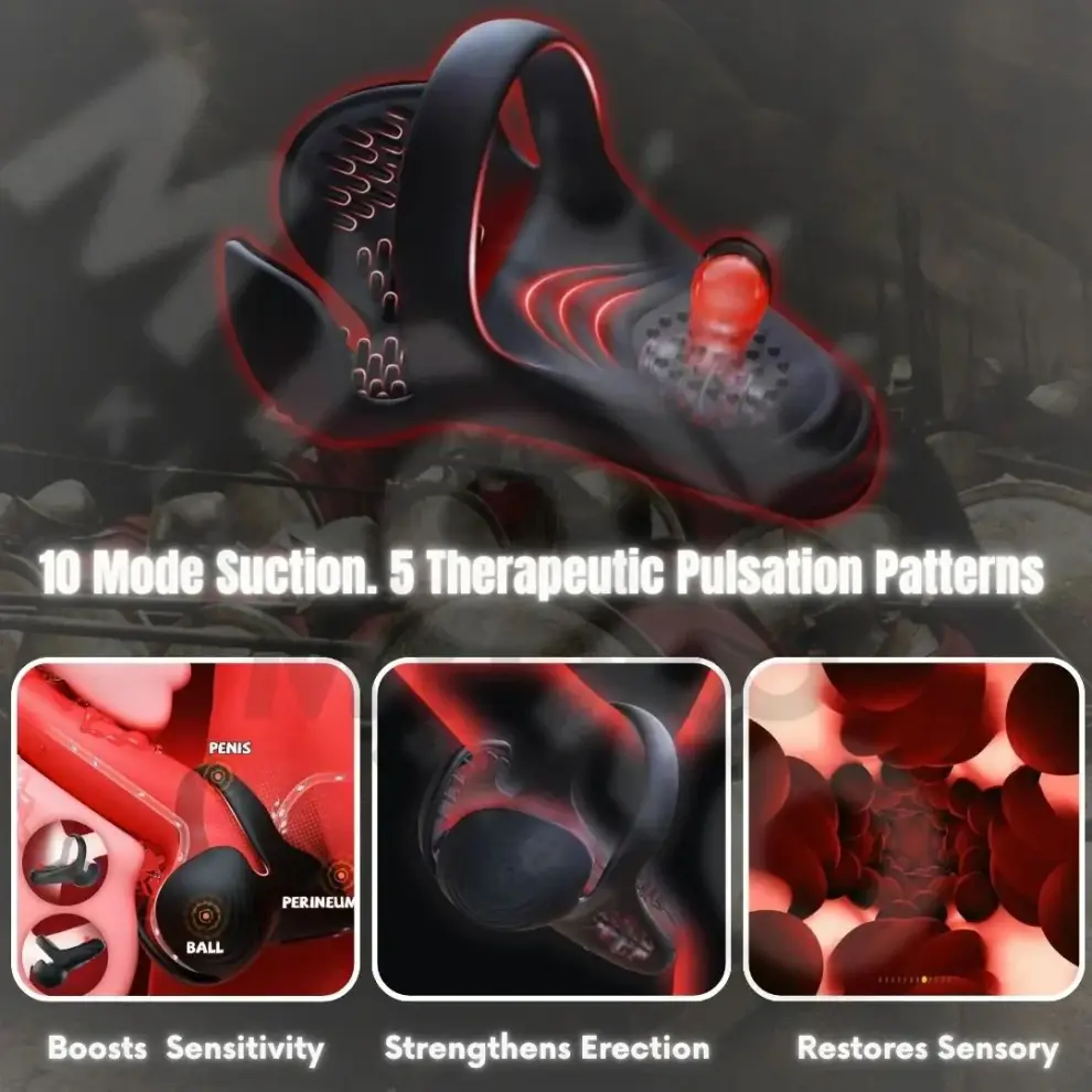 NEUMAN 5-in-1 Male Performance Enhancer - Deep Tissue & Nerve Reflex Stimulator