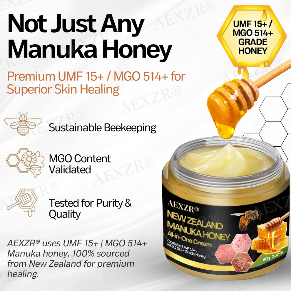AEXZR® New Zealand Manuka Honey All-in-One Cream image AEXZR® New Zealand Manuka Honey All-in-One Cream