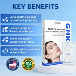 KUBOZN® GHK-Cu Microneedle Facial Patches image KUBOZN® GHK-Cu Microneedle Facial Patches