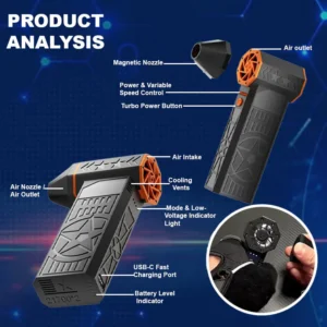 TAILEDEN 5000W Thermal Snow Blower