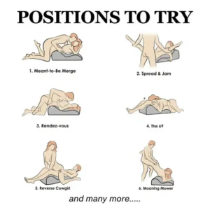 NESLEMY® Position+ Pillow — Gentle hold for deeper, intimate positioning