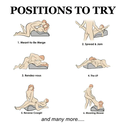 NESLEMY® Position+ Pillow — Gentle hold for deeper, intimate positioning