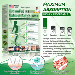 Sparklyra BrownFat Extract Nano Microneedle Patch image Sparklyra BrownFat Extract Nano Microneedle Patch