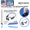 BQYOOM Smart Bone Conduction Hearing Headphones