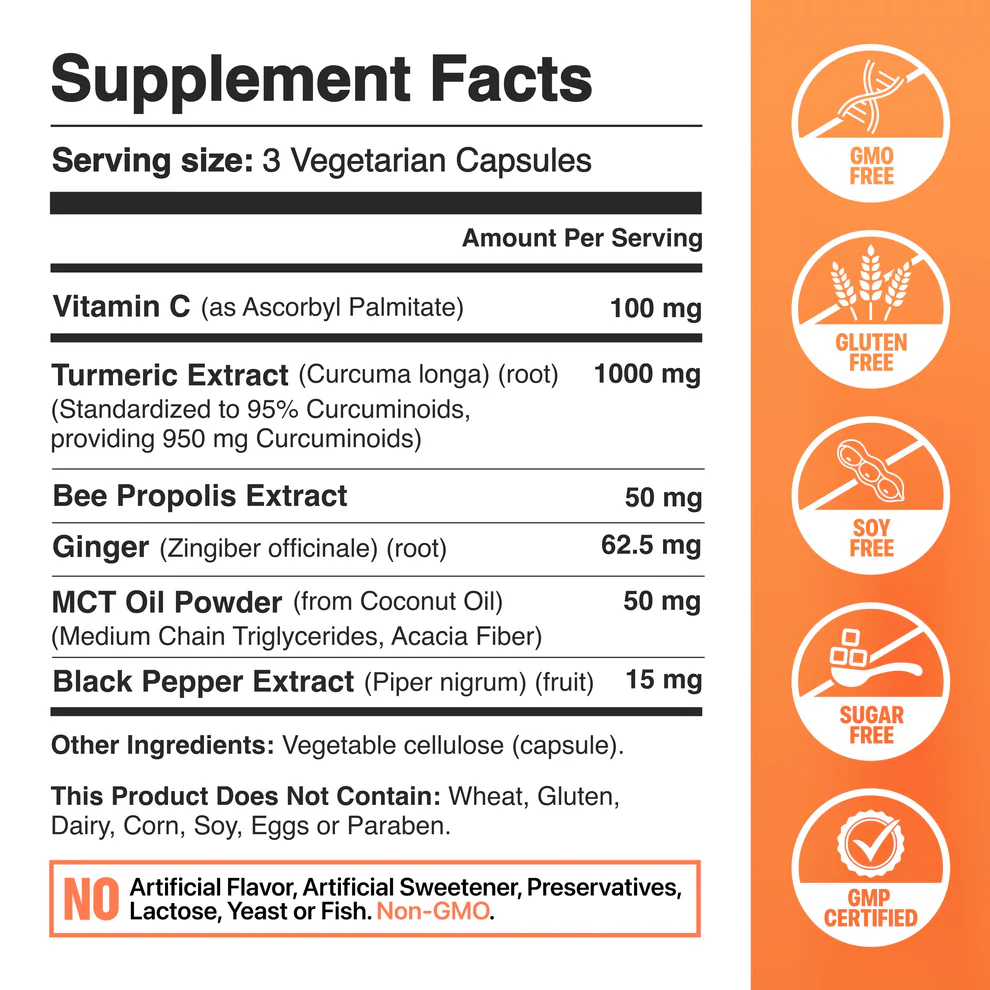 True Nutra Turmeric Curcumin 95