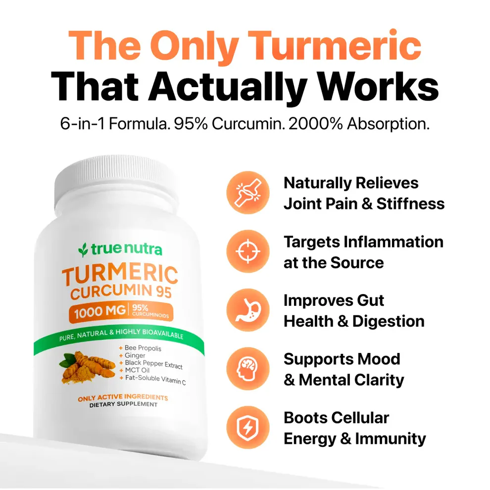 True Nutra Turmeric Curcumin 95