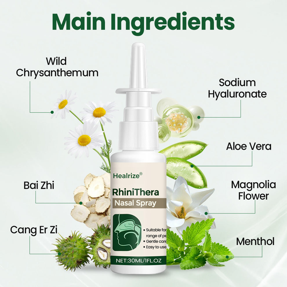 Healrize® RhiniThera Nasal Spray image Healrize® BioActive Herbal Sinus Mist - Sinus & Hay Fever Relief Spray
