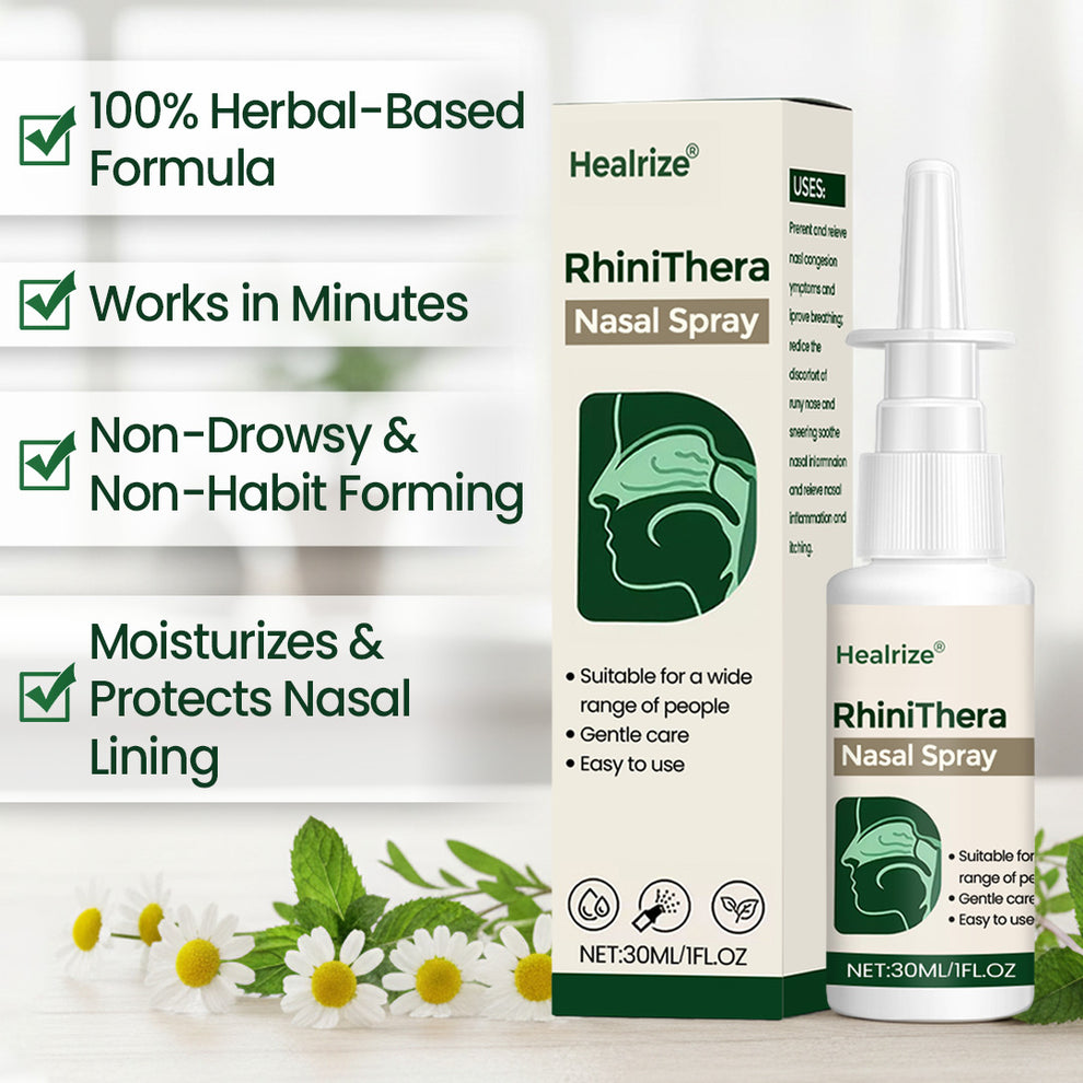 Healrize® RhiniThera Nasal Spray image Healrize® BioActive Herbal Sinus Mist - Sinus & Hay Fever Relief Spray