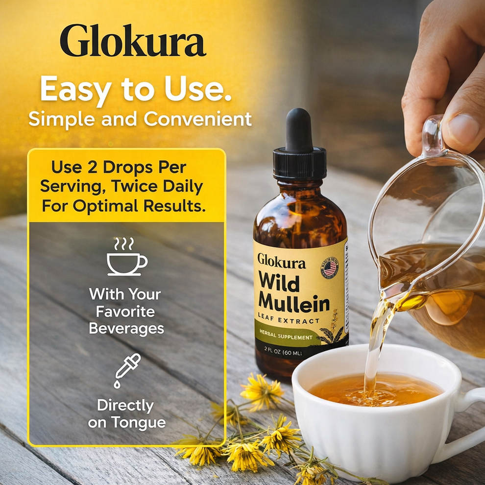 Glokura Maximum Potency Wild Mullein Drops