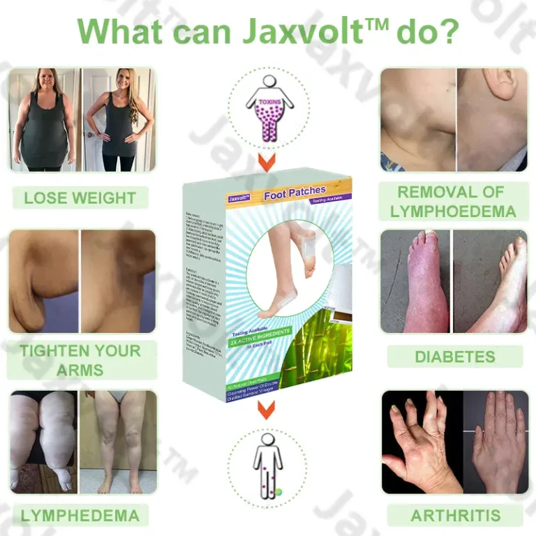 Jaxvolt® Natural Herbal Tourmaline Far Infrared Magnetic Therapy Foot Patches