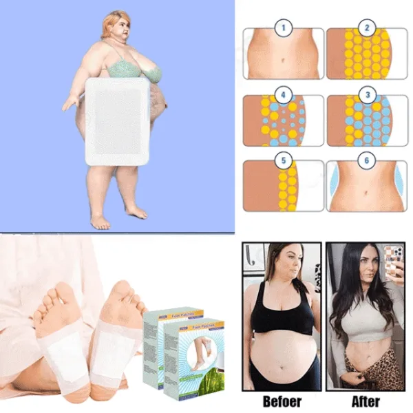 Jaxvolt® Natural Herbal Tourmaline Far Infrared Magnetic Therapy Foot Patches