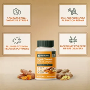 Sanlava Organic Turmeric 2250mg 3-in-1 Complex