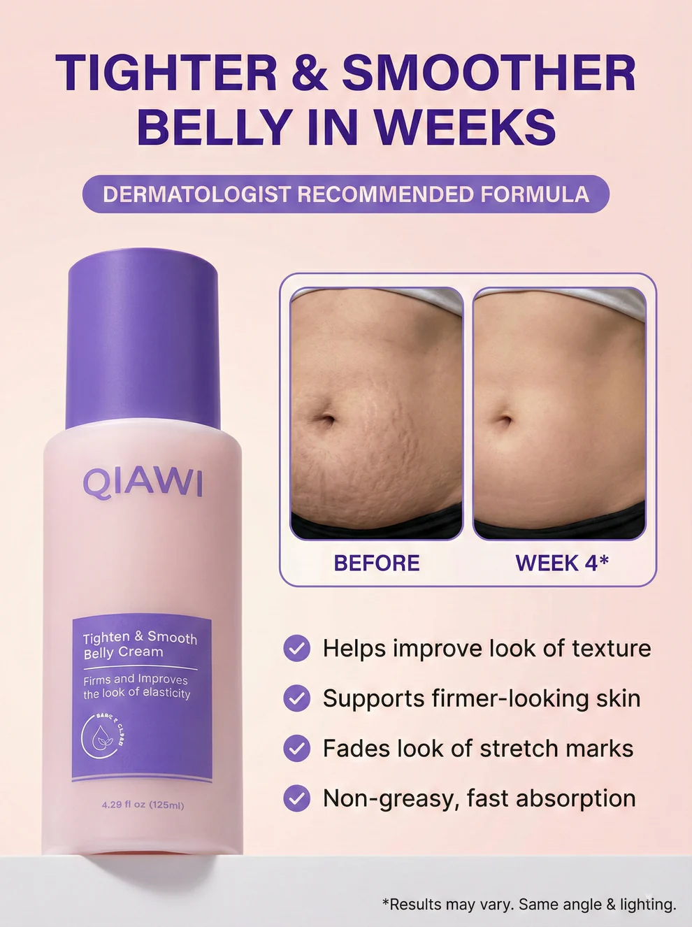 QIAWI® Tighten & Smooth Belly Cream